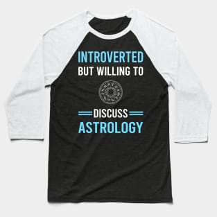 Introverted Astrology Astrologer Baseball T-Shirt